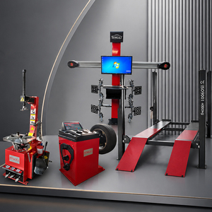 JINGLI Elevador de Tijera Hidráulico de Cuatro Postes con Certificación CE, Solución Completa para Talleres, Equipo de Equilibrado y Cambio de Neumáticos, Elevador 3D de Cuatro Ruedas 4T - Product Image 5