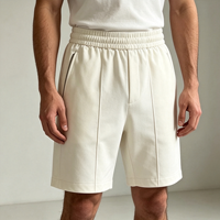 Shorts de sport mi-longs pour hommes, personnalisables OEM, taille élastique, séchage rapide, respirants, avec impression de logo personnalisé, plusieurs couleurs