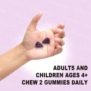 เยลลี่เสริมภูมิคุ้มกันสำหรับเด็กและผู้ใหญ่ สูตรเอลเดอร์เบอร์รี่ แบรนด์ OEM ผลิตภัณฑ์สั่งทำพิเศษ พร้อมสารสกัดจากแบล็คเอลเดอร์เบอร์รี่ วิตามินซี วิตามินดี3 และซิงค์ - Product Image 3