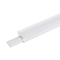 Boîtier en alu monté sur pc, bande led diffuse, éclairage linéaire, extrusion d'aluminium, profilé led