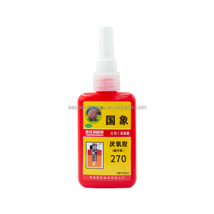 SL GUOELEPHANT 270 Fijador de Roscas Rojo de Alta Resistencia, Adhesivo Anaeróbico para Fijación Permanente, 50ml - Product Image 1