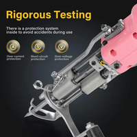 Pistolet à tufter électrique 2-en-1 en gros, machine à tisser les tapis et à broder à double usage