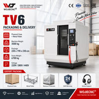 Centre d'usinage CNC 3 axes TV6 efficace avec magazine d'outils 16T pour boîtiers et cadres intermédiaires d'électronique 3C