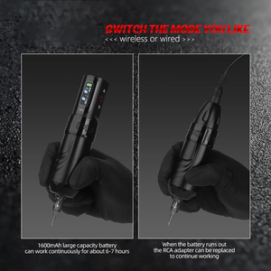 เครื่องสักโรตารี่ไร้สายพร้อมมอเตอร์ไร้แกนสแตนเลสสำหรับการสักถาวร - Product Image 4