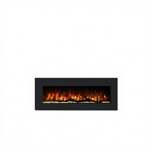 <span class=keywords><strong>Chimenea</strong></span> Eléctrica de Pared de Vidrio Completo de 36/50/72/80 Pulgadas con Llama Realista, Control Remoto/App, 1500W, Clase de Eficiencia Energética - Product Image 5