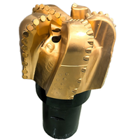 Forets PDC de grande taille 254 mm, 5/6 ailes, tailles personnalisées, carbure de tungstène, soudage laser, forgeage, outil de forage de puits