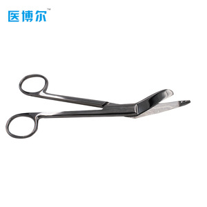 Stainless steel gauze scissors, in stock, gauze and bandage scissors, gold handle, 14cm dressing scissors, 18cm emergency gauze - Product Image 2