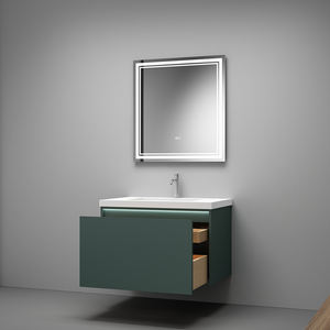 Luxurious Wall-mounted Solid <b>Wood</b> <b>Bathroom</b> Vanity Vietnam Integrated Ceramic Basin Farmhouse Style for Your <b>Bathroom</b> <b>Cabinet</b> - Product Image 1