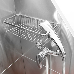 Profession elle Edelstahl Hunde pflege Badewanne 50 "Bades tation Treppen Wasserhahn Seifen kiste Links zu Hause Waschen große Haustiere - Product Image 4