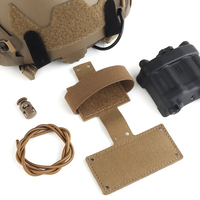 Support de batterie pour casque SIVI, pochette arrière tactique avec contrepoids pour utilisation sur le terrain en extérieur