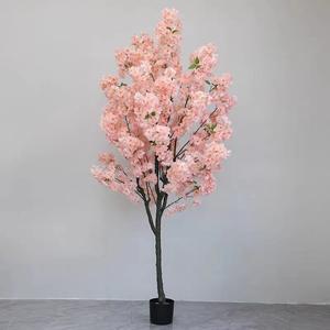Pour Amazon petit arbre à fleurs <span class=keywords><strong>de</strong></span> cerisier plante <span class=keywords><strong>de</strong></span> sol artificielle faux décor <span class=keywords><strong>de</strong></span> pâques tige <span class=keywords><strong>en</strong></span> plastique <span class=keywords><strong>en</strong></span> <span class=keywords><strong>pot</strong></span> <span class=keywords><strong>en</strong></span> plastique arbre à fleurs <span class=keywords><strong>de</strong></span> cerisier - Product Image 2