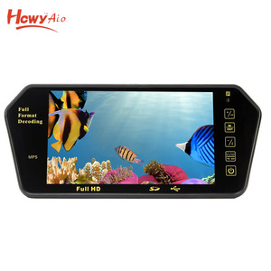 Màn Hình Xe 7 Inch Màn Hình Rộng Xe MP5 Gương Chiếu Hậu Với Nút Cảm Ứng BT Tùy Chọn - Product Image 6