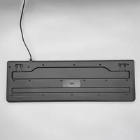 K-109P de clavier d'ordinateur standard filaire USB prend en charge l'anglais coréen royaume-uni russie français arabe espagnol