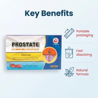 Granulés OEM pour la santé de la prostate, pour le soutien urinaire et la circulation sanguine, 6g x 12 paquets |   Thé aux herbes naturelles pour la prostate