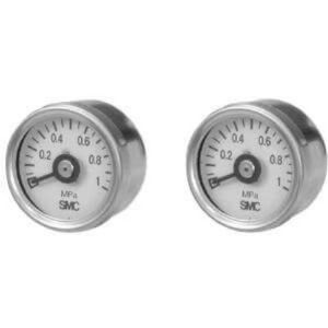 Manómetro de Presión Tipo R PLC G331001, 0-30 mm, 1 MPa, Interfaz de 1/8 pulgadas, Carcasa de Acero Inoxidable, Precisión de 3% FS, Serie G33 - Product Image 2