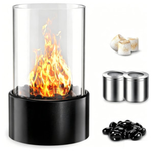 <span class=keywords><strong>Cheminée</strong></span> à alcool de table, mini foyer portable au <span class=keywords><strong>bioéthanol</strong></span>, flamme réelle, utilisation intérieure et extérieure pour la maison, le camping, le balcon, vente en gros - Product Image 3