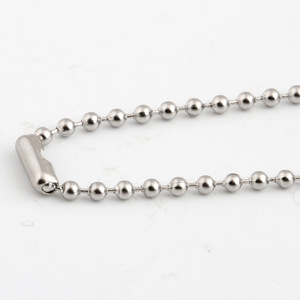 304 Stainless Steel Round Bead <b>Chain</b> <b>Titanium</b> Steel Pendant <b>Chain</b> Jewelry Accessories Daily Use Necklace Findings - Product Image 4