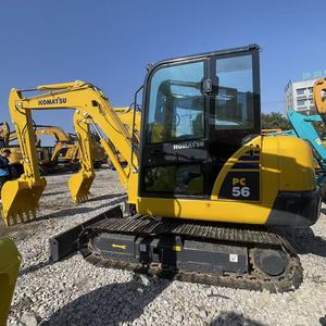 Excavatrice hydraulique sur chenilles Komatsu 56 d'occasion, d'origine japonaise, pour moteur et pompe, modèle 2024, export direct, engin de chantier - Product Image 1