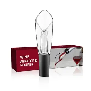 Wholesale Unique Shape Quick Decanter For Most Bottle Mouths Food Grade Wine Aerator Pourer