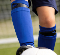 Chaussettes de protection de tibia amovibles, manchons de compression anti-impact pour mollets, pour le football, le badminton