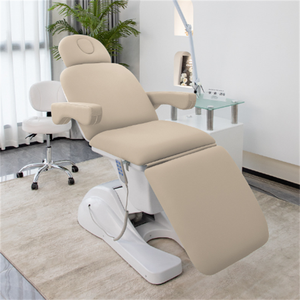 Camilla de Masaje y <span class=keywords><strong>Spa</strong></span> Eléctrica de 3 Motores, Totalmente Negra, para Hotel, Salón de Belleza Facial, Podología, Estética y Tatuajes - Product Image 1