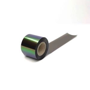 Venta Directa de Fábrica al por Mayor, Rollos de Lámina Holográfica Transparente PET para Estampado en Caliente, Cambio de Color Rojo a Verde para Pegatinas de Papel/PVC - Product Image 5