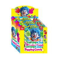 Permen Lollipop Jam Popping Candy 3 in 1 30g, Permen Lollipop Buah Klasik, Permen Lollipop Celup Rasa Asam dan Jam