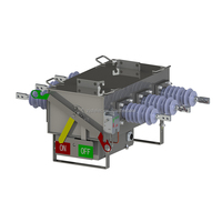 Interruptor de Corte de Carga SFS SF6 Trifásico de 12KV/24KV/36KV/40.5KV, 50/60Hz, 630-1250A, Función ON-OFF-ON, Certificado ISO9001, Marca Shuangfeng