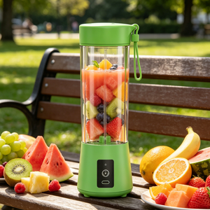 Mixeur portable OEM personnalisé, presse-agrumes, mini-blender pour smoothies, broie facilement la glace, idéal pour les pêches en plein air et la salle de sport - Product Image 1