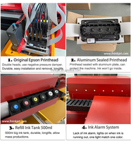 Impresora UV LED A3 de Alta Velocidad y Larga Duración con Barniz, Impresión Directa en Plástico, Madera, Acrílico, Cuero, Vidrio, Máquina de Impresión Digital A3