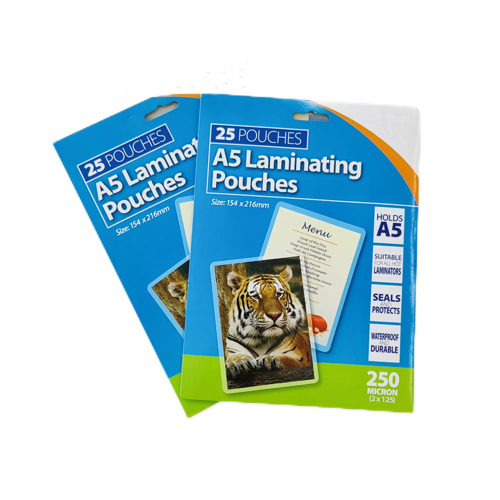 Adhesive Film Laminating Pouches Backing Paper Transparent Soft Advertising