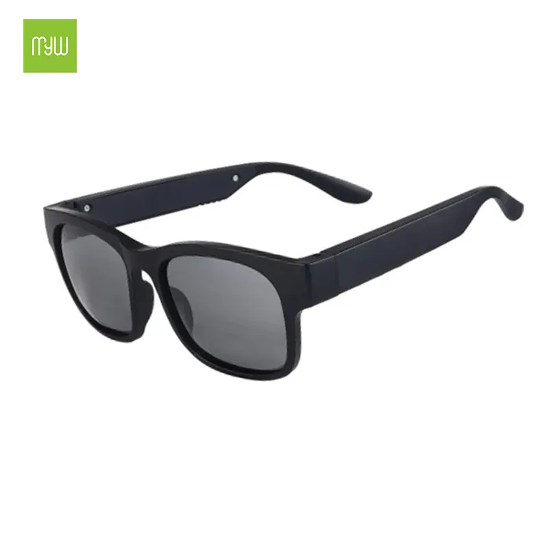 Gafas de sol con cámara de vídeo, lentes de Audio inteligentes con reproductor MP3, color azul