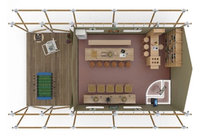 Outdoor Waterproof <b>Wood</b> Frame Luxury Glamping Tent Hotel Tent Camping Tent KT-9 Camping Tent KT-9 - Product Image 6