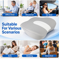Coussin lombaire ergonomique en mousse à mémoire de forme pour chaise de bureau, lit et canapé – Vente en gros, personnalisable OEM/ODM
