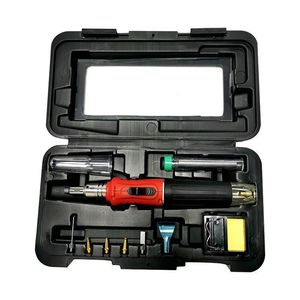 Juego <span class=keywords><strong>de</strong></span> <span class=keywords><strong>Soldador</strong></span> <span class=keywords><strong>de</strong></span> Gas Butano 10 en 1, Pluma <span class=keywords><strong>de</strong></span> Soldadura <span class=keywords><strong>de</strong></span> Gas con Encendido Inalámbrico Automático 1300 ℃    Herramientas <span class=keywords><strong>de</strong></span> Soldadura Portátiles Recargables - Product Image 2