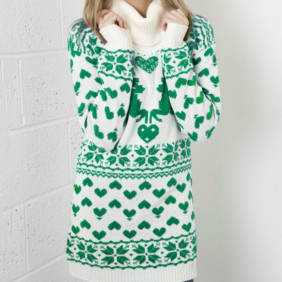 Heart Printing Sweater