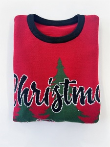 Custom Jacquard Knitted Pullover Casual <strong>Xmas</strong> <strong>Jumper</strong> for <strong>Woman</strong> Her Partner Ugly Christmas Sweater Family Knitwear Winter - Product Image 4