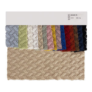 ผ้าถักเจอร์ซีย์แจ็คการ์ดคุณภาพสูง 230 แกรม 98% โพลีเอสเตอร์ 2% สแปนเด็กซ์ ยืดได้ เหมาะสำหรับชุดผู้หญิง - Product Image 6