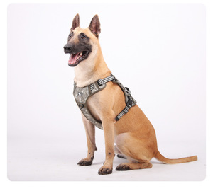 Arnés Táctico Antipullido <span class=keywords><strong>para</strong></span> Perros Grandes, <span class=keywords><strong>Chaleco</strong></span> Multifuncional Antimordiscos <span class=keywords><strong>para</strong></span> Paseo de <span class=keywords><strong>Pastor</strong></span> Alemán, Venta al por Mayor - Product Image 6