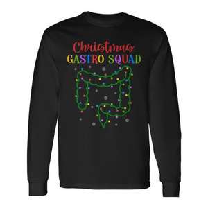 T-shirt à manches longues Christmas Gastro Squad pour infirmières et médecins gastro-entérologues - Product Image 1