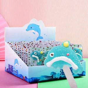 Animales de dibujos animados marinos Festival de algodón de azúcar palitos de algodón de azúcar cafetería informal aperitivos Halal caja de certificación dulces sueltos - Product Image 2