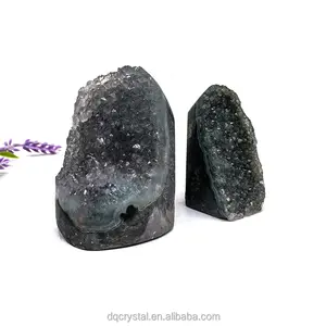 Wholesale Natural Crystal Black Amethyst Geode Bulk Quartz Cave Dark Amethyst Cluster For Decoration