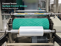 Ligne de production de films soufflés multicouches par coextrusion avec système d'anneau d'air
