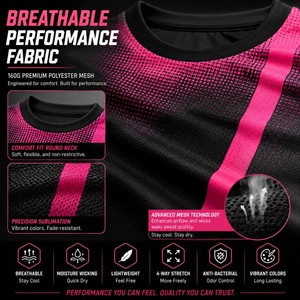 Set Completo Divisa da Calcio per Adulti Personalizzata in Poliestere Traspirante con Scollo a V - Servizio OEM - Product Image 3