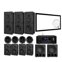 Kits d'enceintes 7.2.4, prix des systèmes de cinéma maison professionnels et prix des systèmes audio acoustiques de studio