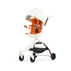 Poussette compacte et légère YEAH BABY YB3809E, pliable facilement, cadre en alliage d'aluminium, 4 roues en EVA, vue haute pour bébé - Product Image 3