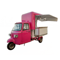 Chariot à hot-dogs commercial au design unique, tricycle, chariot à nourriture, camion de nourriture, chariot à nourriture mobile électrique à trois roues
