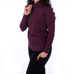 Camiseta interior térmica estampada para equitación de mujer, para meses fríos, de tela elástica, a precio mayorista - Product Image 6