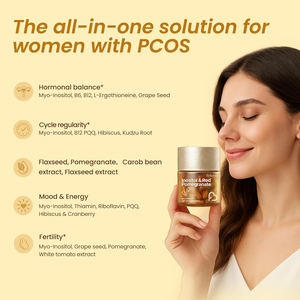 Cápsulas de Inositol OEM ODM, Suplementos para Mujeres, Apoyo Ovárico con <span class=keywords><strong>Granada</strong></span> y PQQ para la Fertilidad y la Salud Reproductiva - Product Image 4