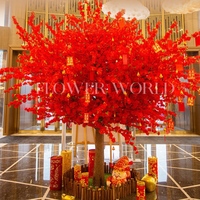 Nouveaux produits grand arbre de fleurs 3.3m de haut et 6m de large arbre de fleurs de cerisier artificiel japonais complet pour la décoration intérieure